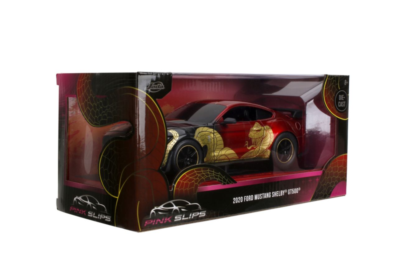 JAD36348 Pink Slips - 2020 Ford Mustang Shelby GT500 (Year of the Snake) 1:24 Scale Diecast Vehicle - Jada Toys - Titan Pop Culture