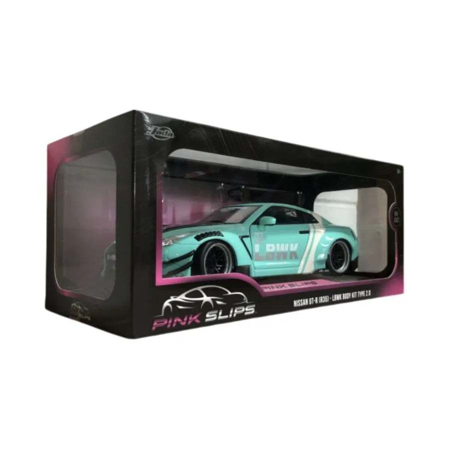 JAD36382 Pink Slips - Nissan GT-R R35 LBWK Body Kit Type 2.0 1:18 Scale Diecast Vehicle - Jada Toys - Titan Pop Culture