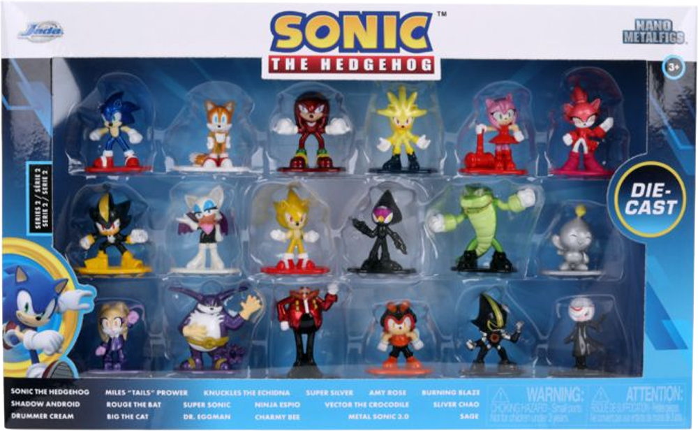 Sonic the Hedgehog - Nano MetalFig 18-Pack (Wave 2)