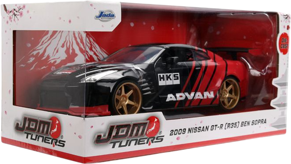 JDM Tuners - 2009 Nissan GT-R (R35) Ben Sopra 1:24 Scale Diecast Vehicle