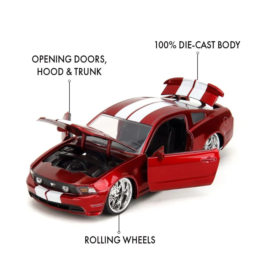 JAD92205 Big Time Muscle - 2010 Ford Mustang GT 1:24 Scale Diecast Vehicle - Jada Toys - Titan Pop Culture