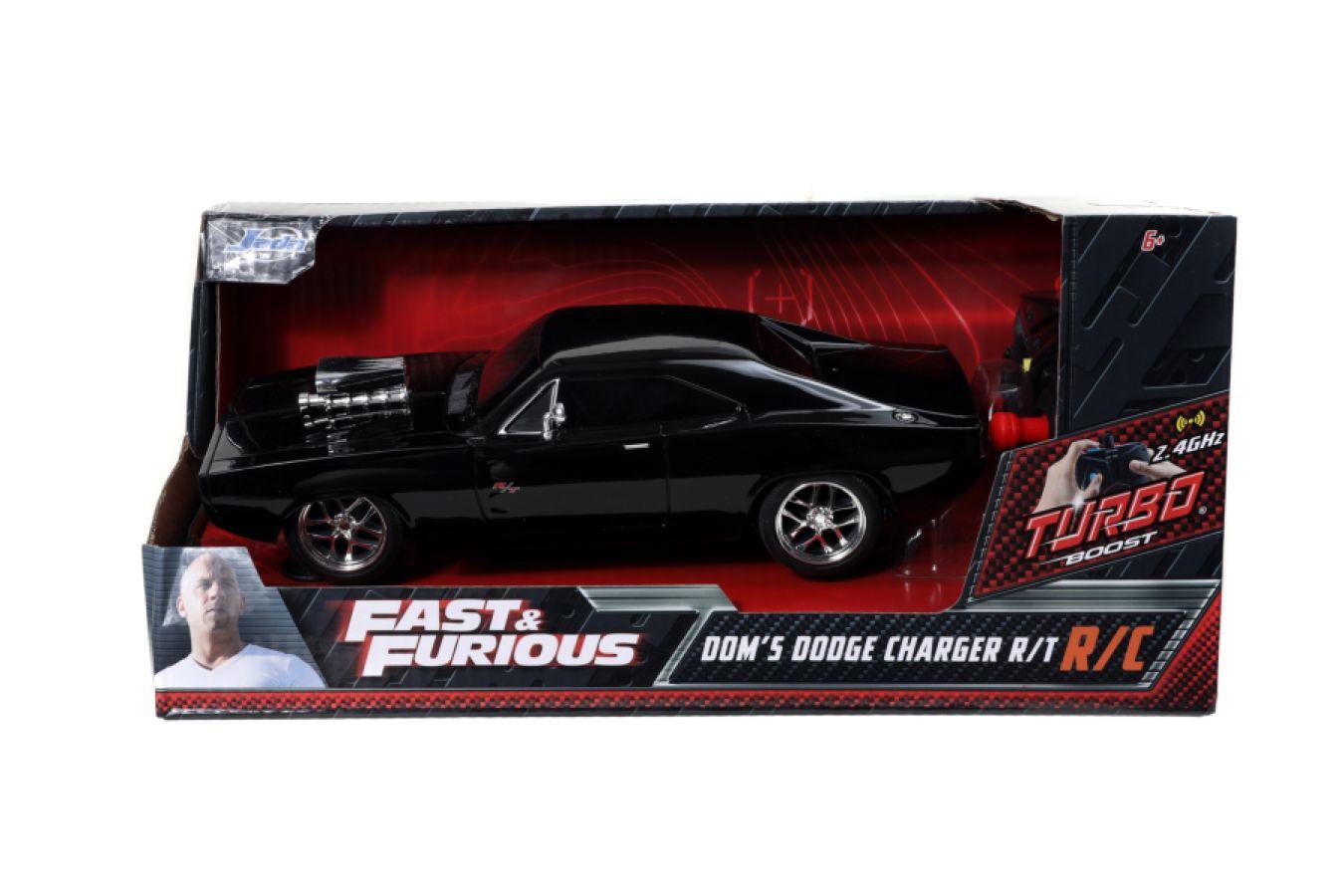 JAD97044 Fast & Furious - Dom's 1970 Dodge Charger 1:24 Scale Remote Control Car - Jada Toys - Titan Pop Culture