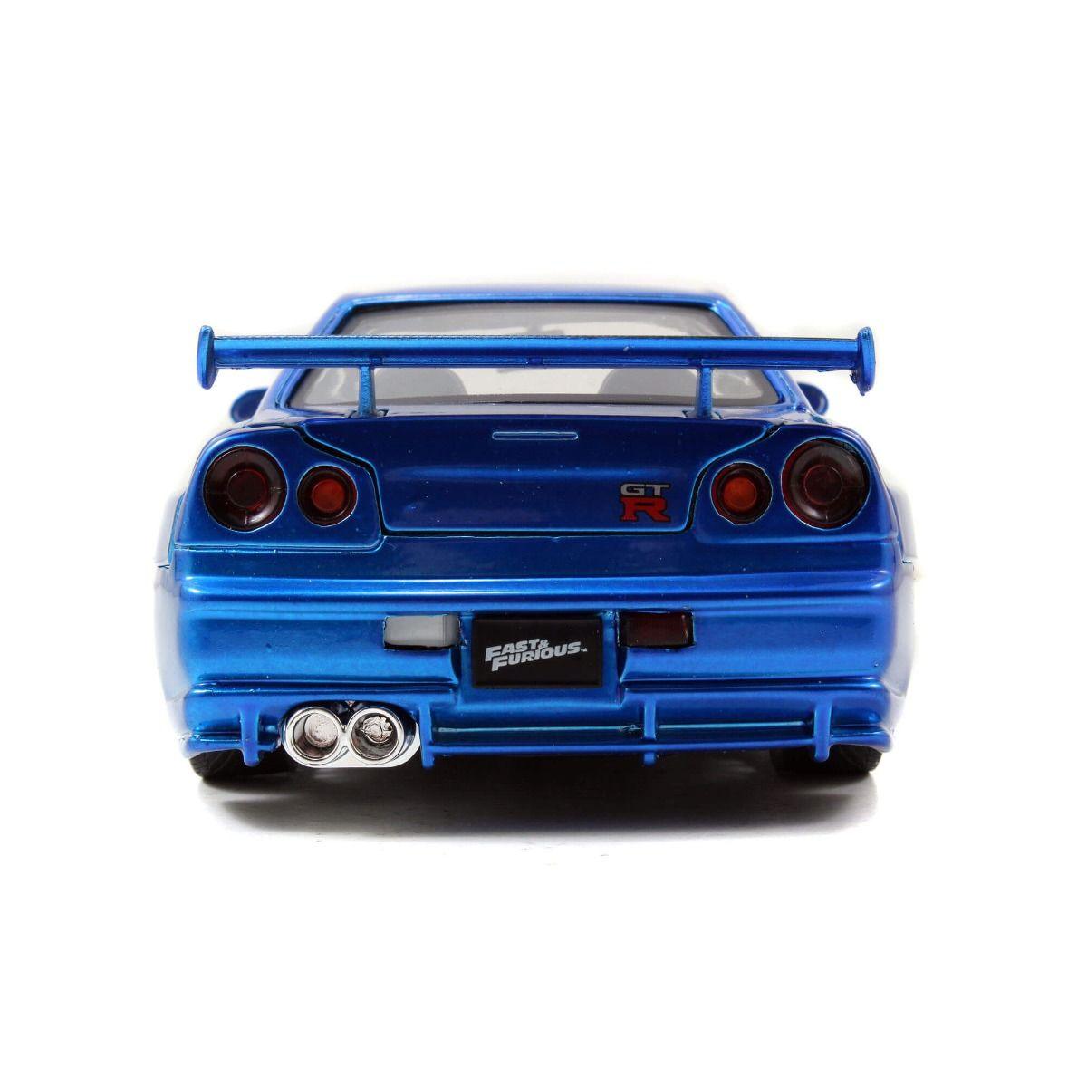 JAD97173 Fast and Furious - '02 Nissan Skyline GT-R R34 1:24 Scale Hollywood Ride - Jada Toys - Titan Pop Culture