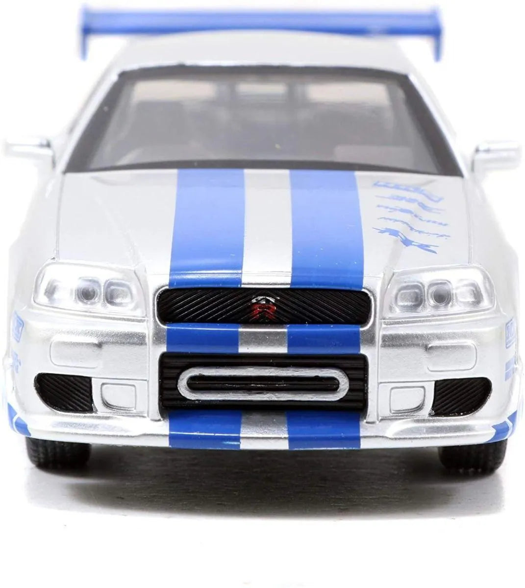 JAD97184 Fast and Furious - 2002 Nissan Skyline GTR R34 Silver 1:32 Scale Hollywood Ride - Jada Toys - Titan Pop Culture