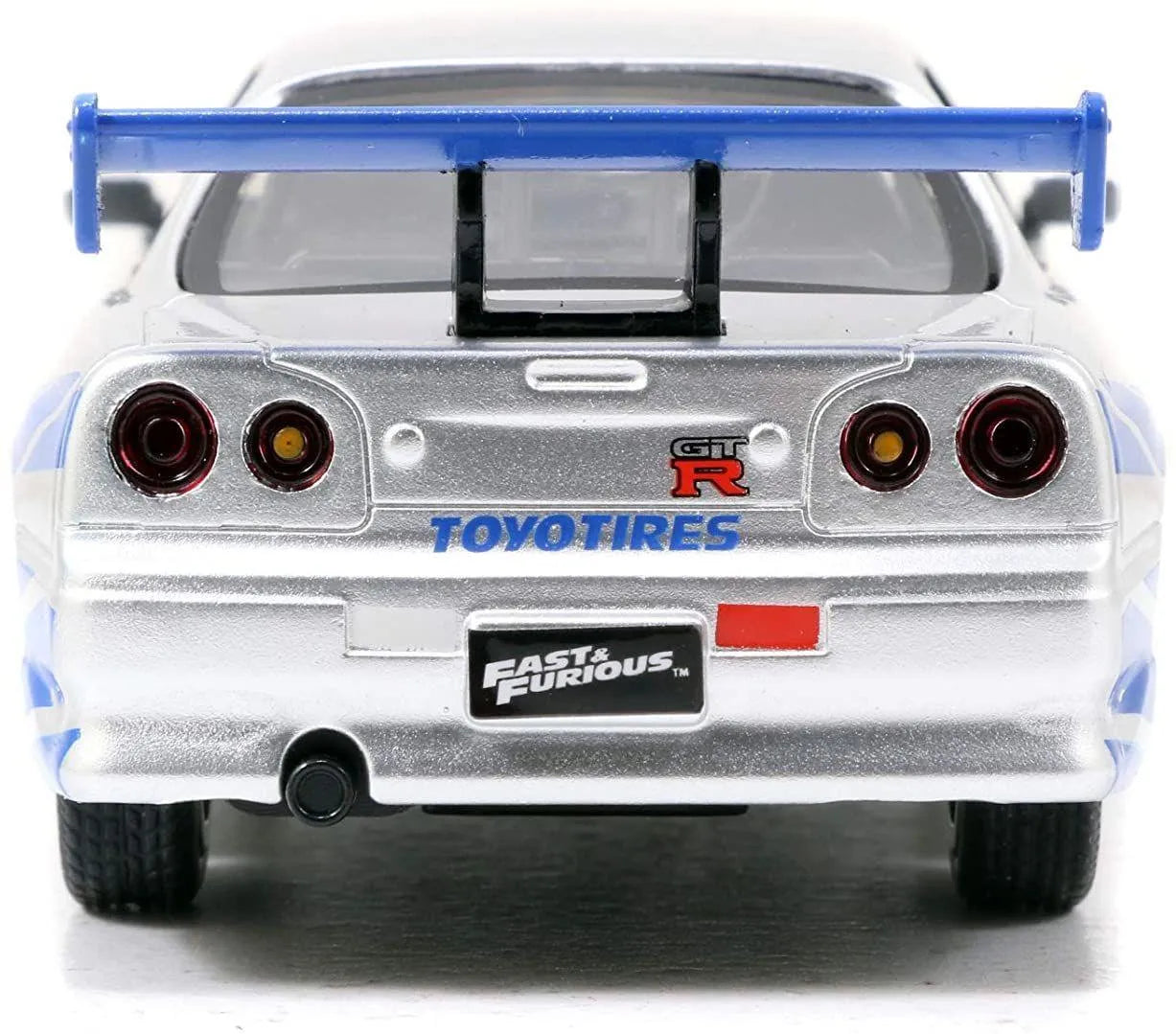 JAD97184 Fast and Furious - 2002 Nissan Skyline GTR R34 Silver 1:32 Scale Hollywood Ride - Jada Toys - Titan Pop Culture