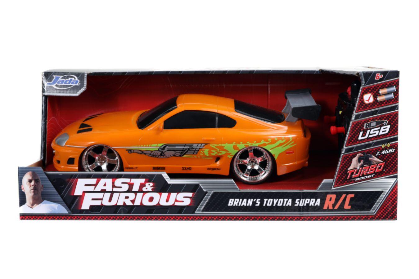 JAD97582 Fast & Furious - 1995 Toyota Supra 1:16 Scale Remote Control Car - Jada Toys - Titan Pop Culture