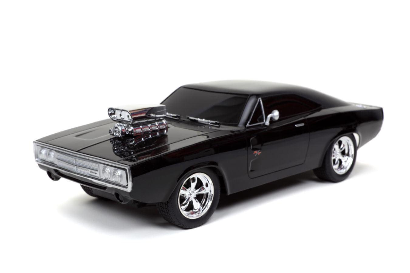 JAD97584 Fast & Furious - Dom's 1970 Dodge Charger R/T 1:16 Scale Remote Control Car - Jada Toys - Titan Pop Culture