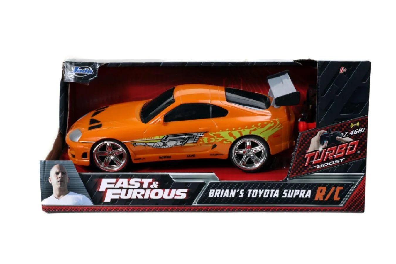 JAD97602 Fast & Furious - 1995 Toyota Supra 1:24 Scale Remote Control Car - Jada Toys - Titan Pop Culture