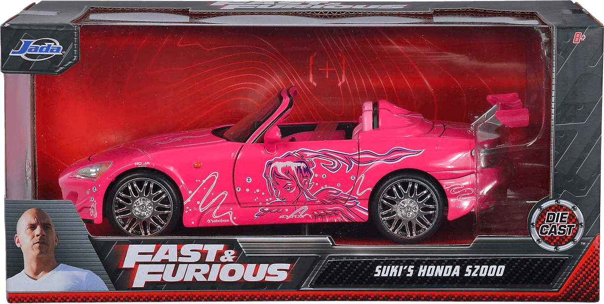 JAD97604 Fast and Furious - Suki's 2001 Honda S2000 1:24 Scale Hollywood Ride - Jada Toys - Titan Pop Culture