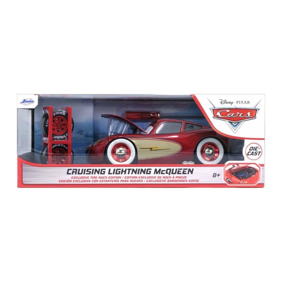 JAD98033 Cars - Cruising Lightning McQueen 1:24 Scale Die-cast Vehicle - Jada Toys - Titan Pop Culture