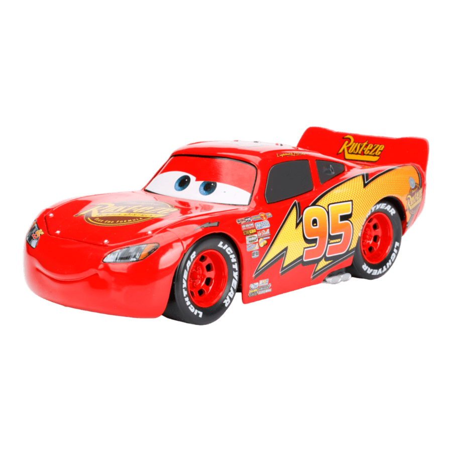 JAD98099 Cars - Lightning McQueen without Tire Rack 1:24 Scale - Jada Toys - Titan Pop Culture