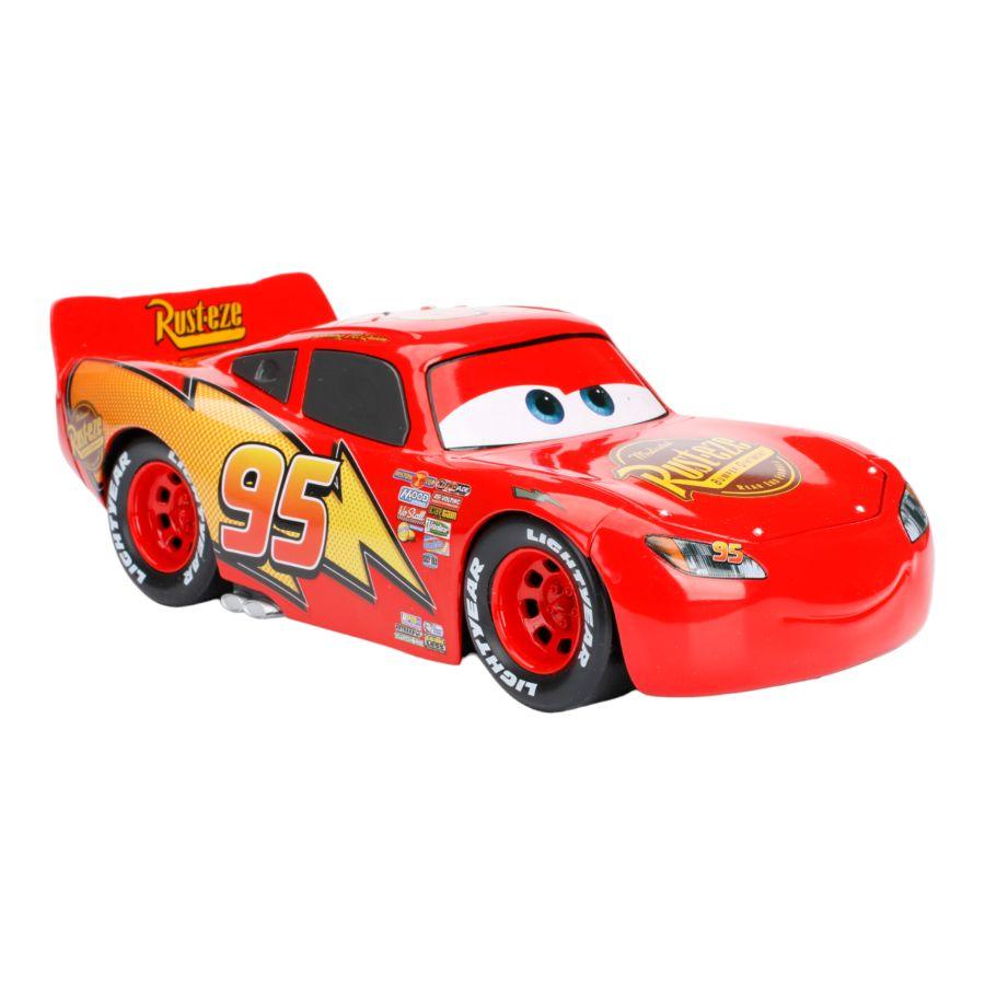 JAD98099 Cars - Lightning McQueen without Tire Rack 1:24 Scale - Jada Toys - Titan Pop Culture