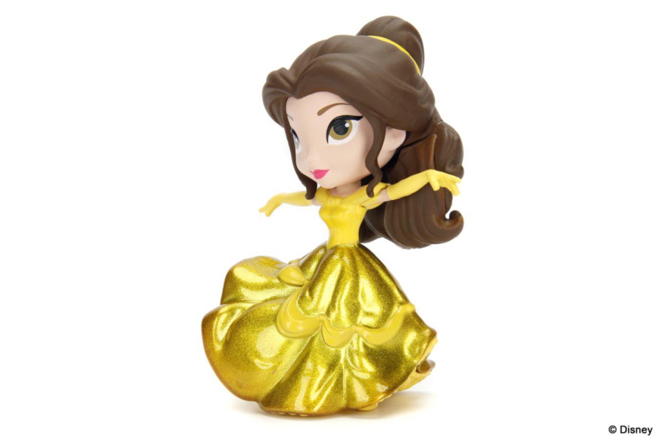 JAD98250 Beauty & the Beast (1991) - Belle with Gold Dress 4" Diecast MetalFig - Jada Toys - Titan Pop Culture