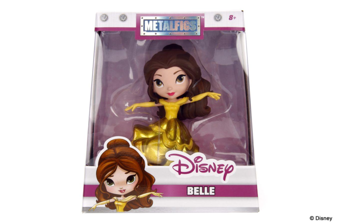 JAD98250 Beauty & the Beast (1991) - Belle with Gold Dress 4" Diecast MetalFig - Jada Toys - Titan Pop Culture