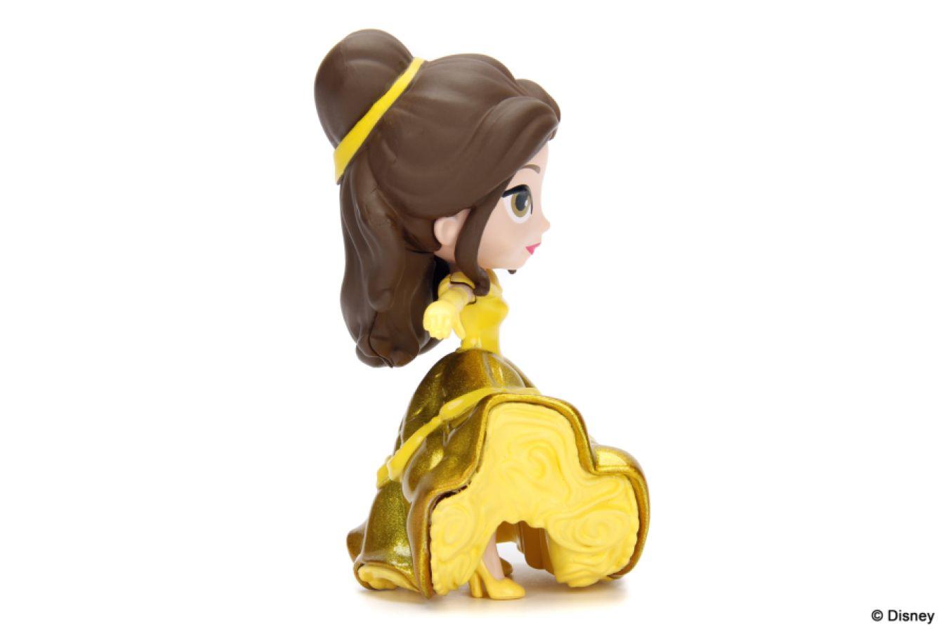 JAD98250 Beauty & the Beast (1991) - Belle with Gold Dress 4" Diecast MetalFig - Jada Toys - Titan Pop Culture