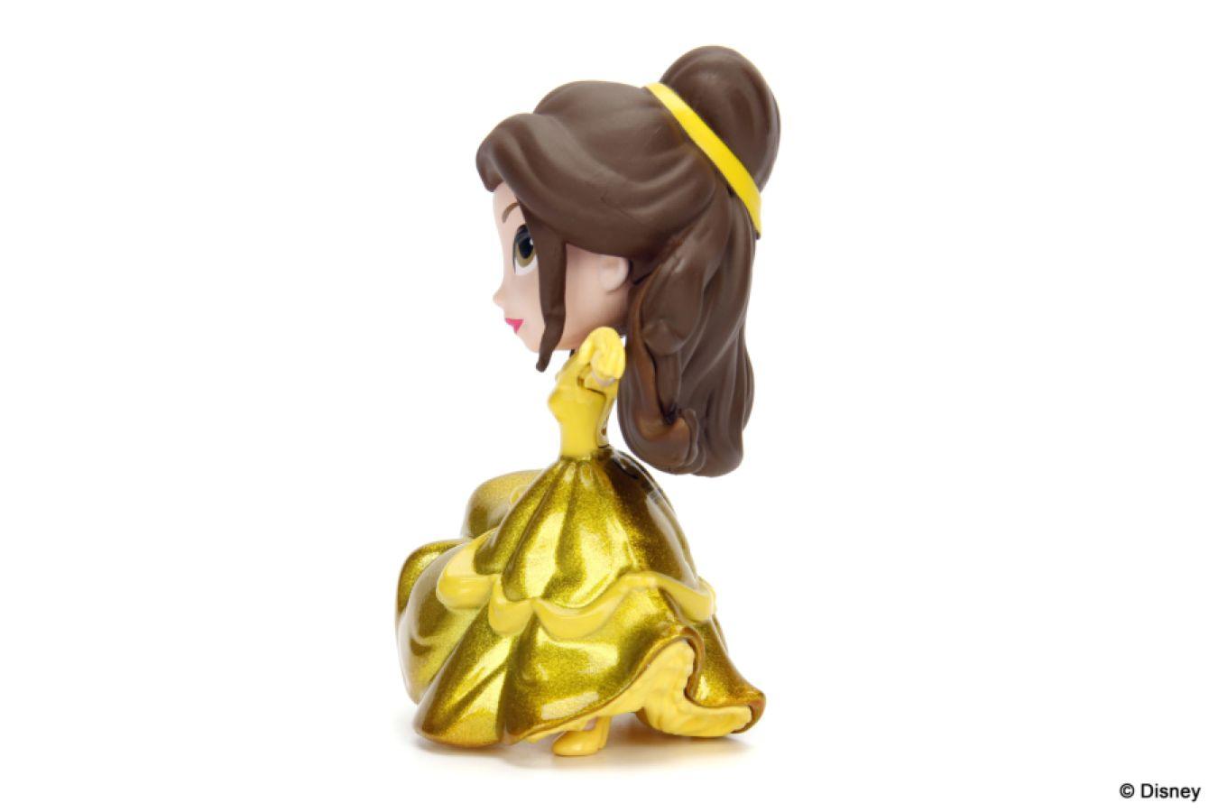 JAD98250 Beauty & the Beast (1991) - Belle with Gold Dress 4" Diecast MetalFig - Jada Toys - Titan Pop Culture