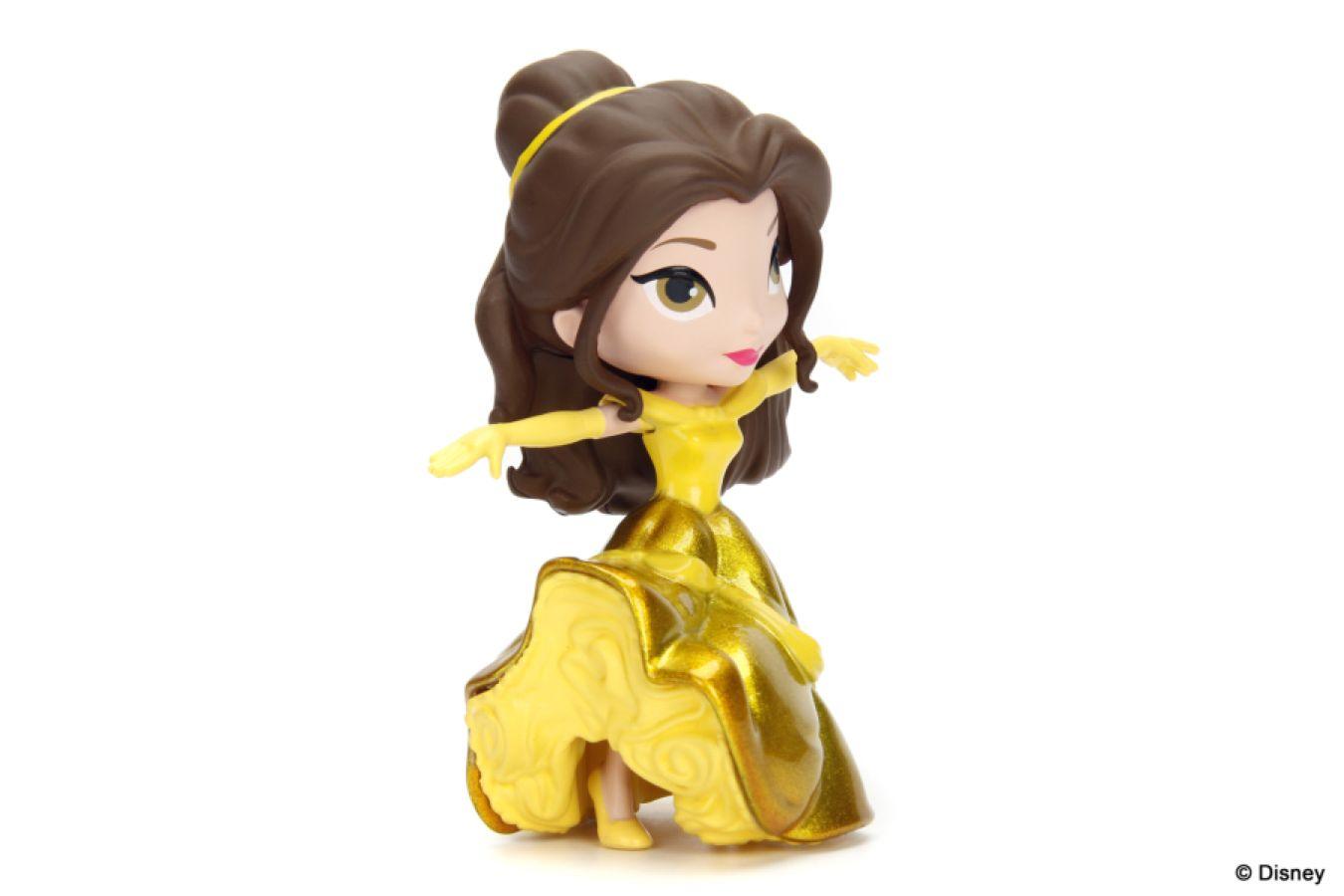 JAD98250 Beauty & the Beast (1991) - Belle with Gold Dress 4" Diecast MetalFig - Jada Toys - Titan Pop Culture