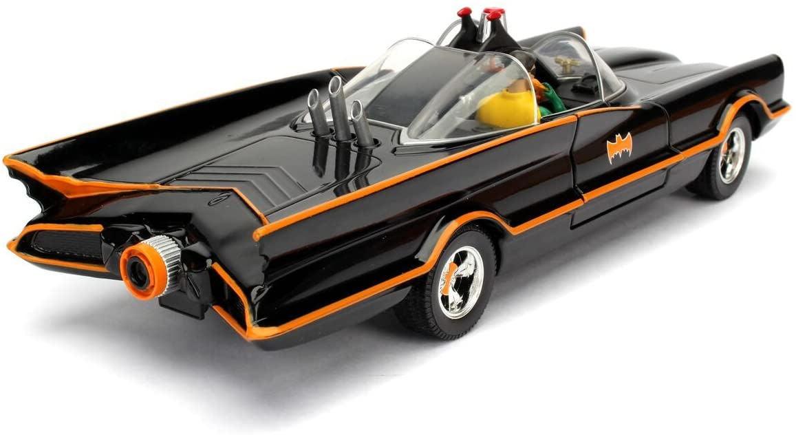 JAD98259 Batman (TV) - Batmobile 1:24 w/Batman & Robin - Jada Toys - Titan Pop Culture