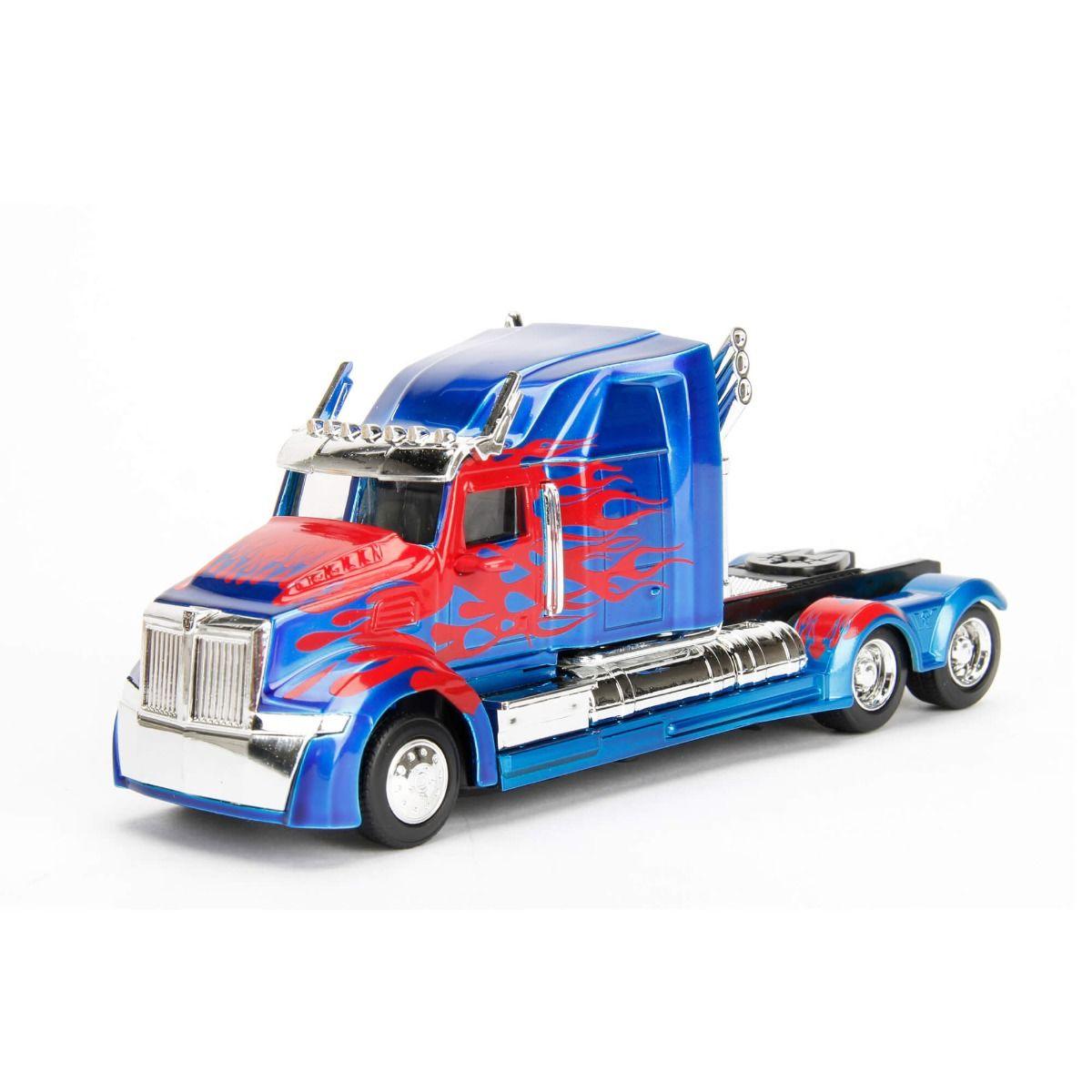 JAD98398 Transformers (2007) - Optimus Prime Western Star Truck Free Rolling 1:32 Scale Hollywood Ride - Jada Toys - Titan Pop Culture