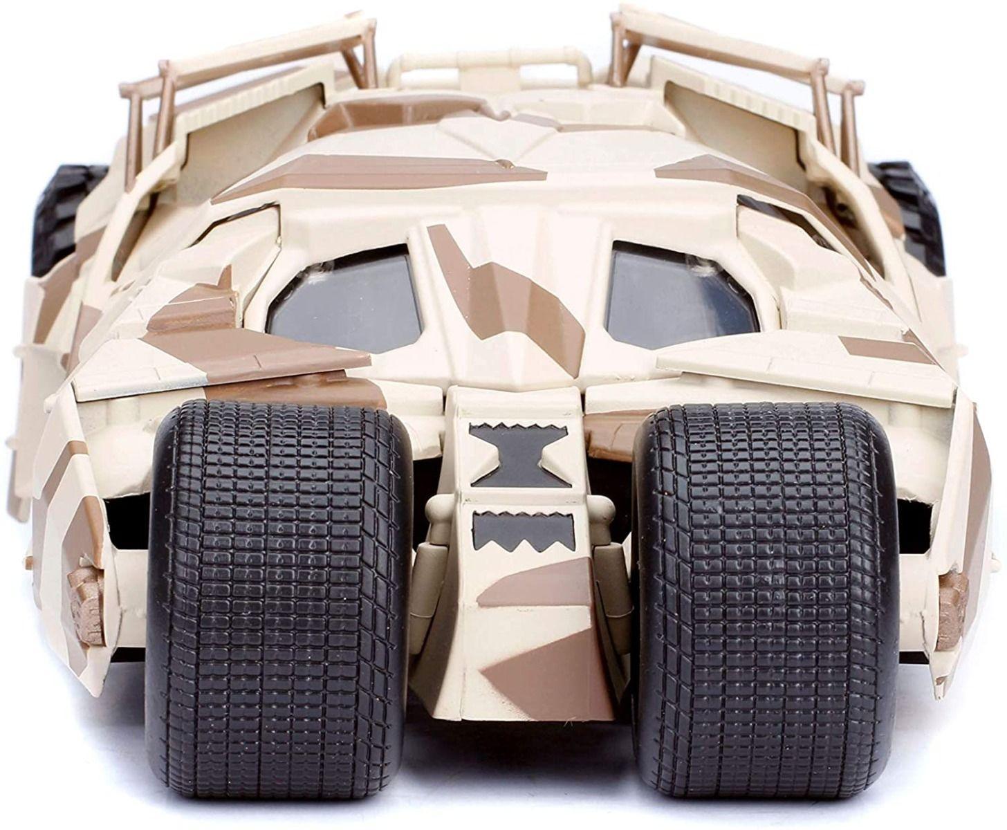 JAD98543 Batman - '08 TDK Batmobile Camo with Figure 1:24 Scale Hollywood Ride - Jada Toys - Titan Pop Culture