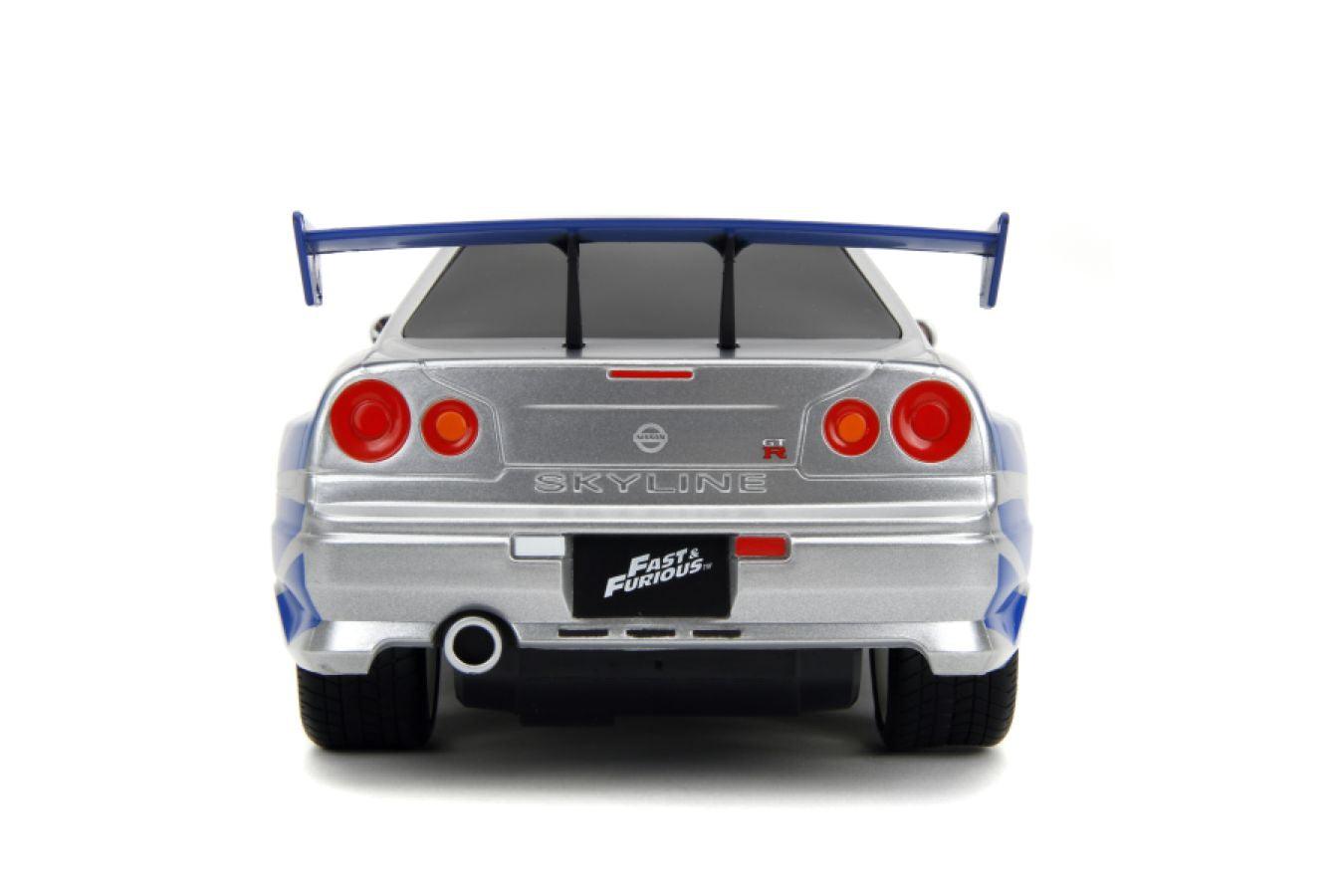 JAD99370 Fast & Furious - 2002 Nissan Skyline GT-R (BNR34) 1:16 Scale Remote Control Car - Jada Toys - Titan Pop Culture