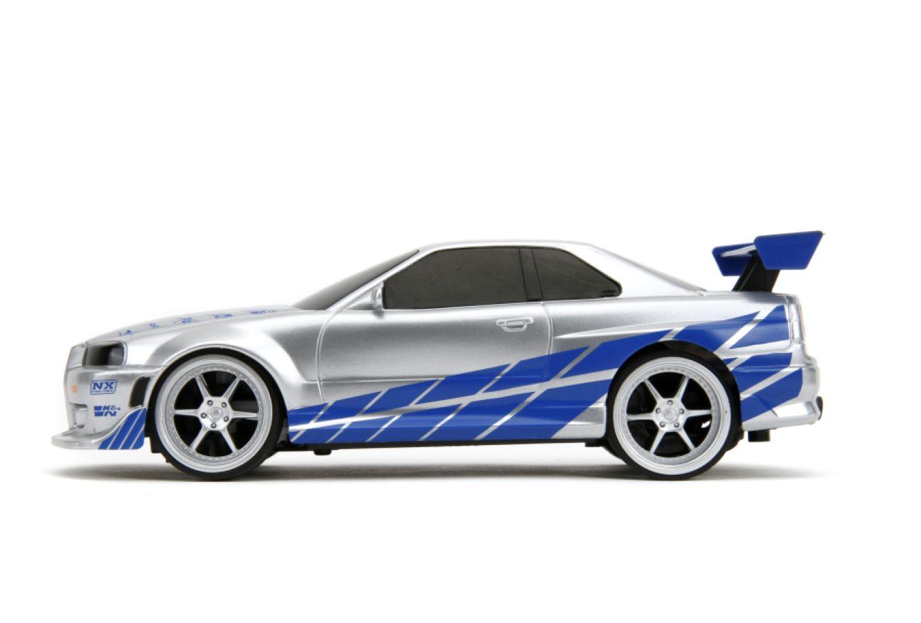 JAD99371 Fast & Furious - 2002 Nissan Skyline GT-R (BNR34) 1:24 Scale Remote Control Car - Jada Toys - Titan Pop Culture