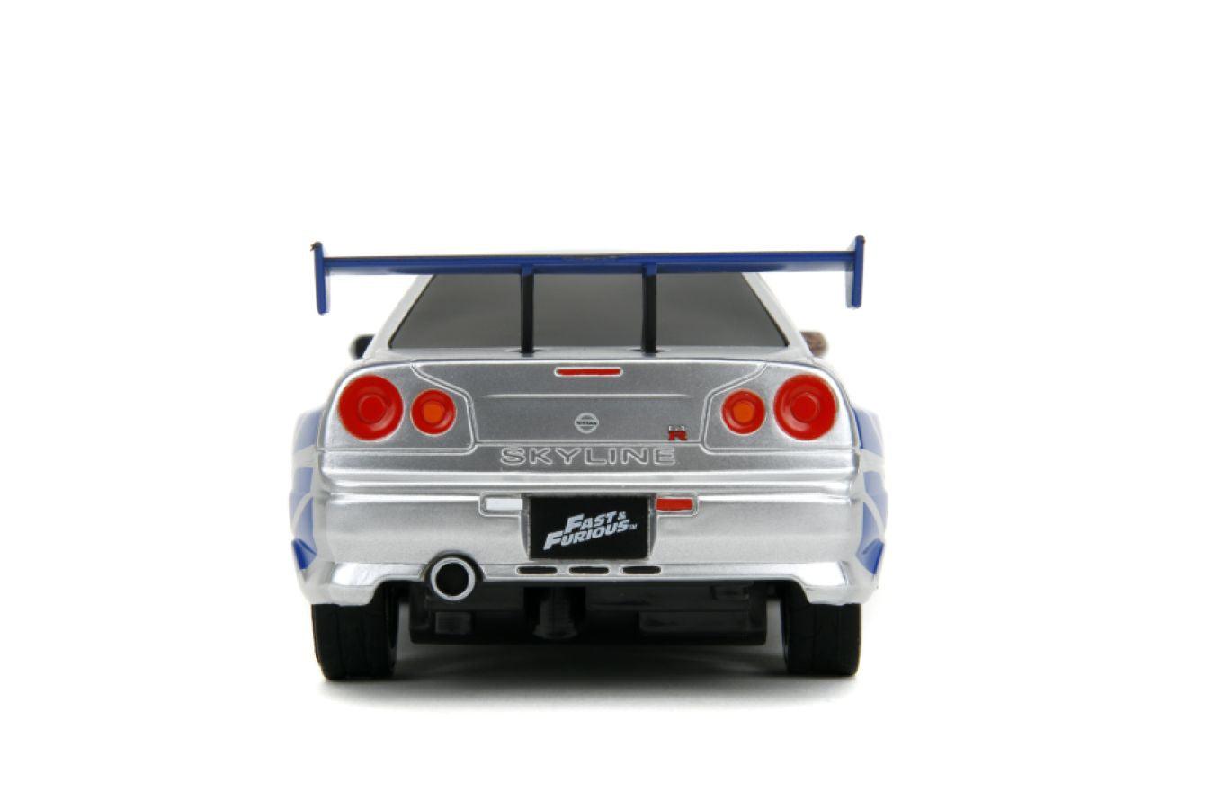 JAD99371 Fast & Furious - 2002 Nissan Skyline GT-R (BNR34) 1:24 Scale Remote Control Car - Jada Toys - Titan Pop Culture