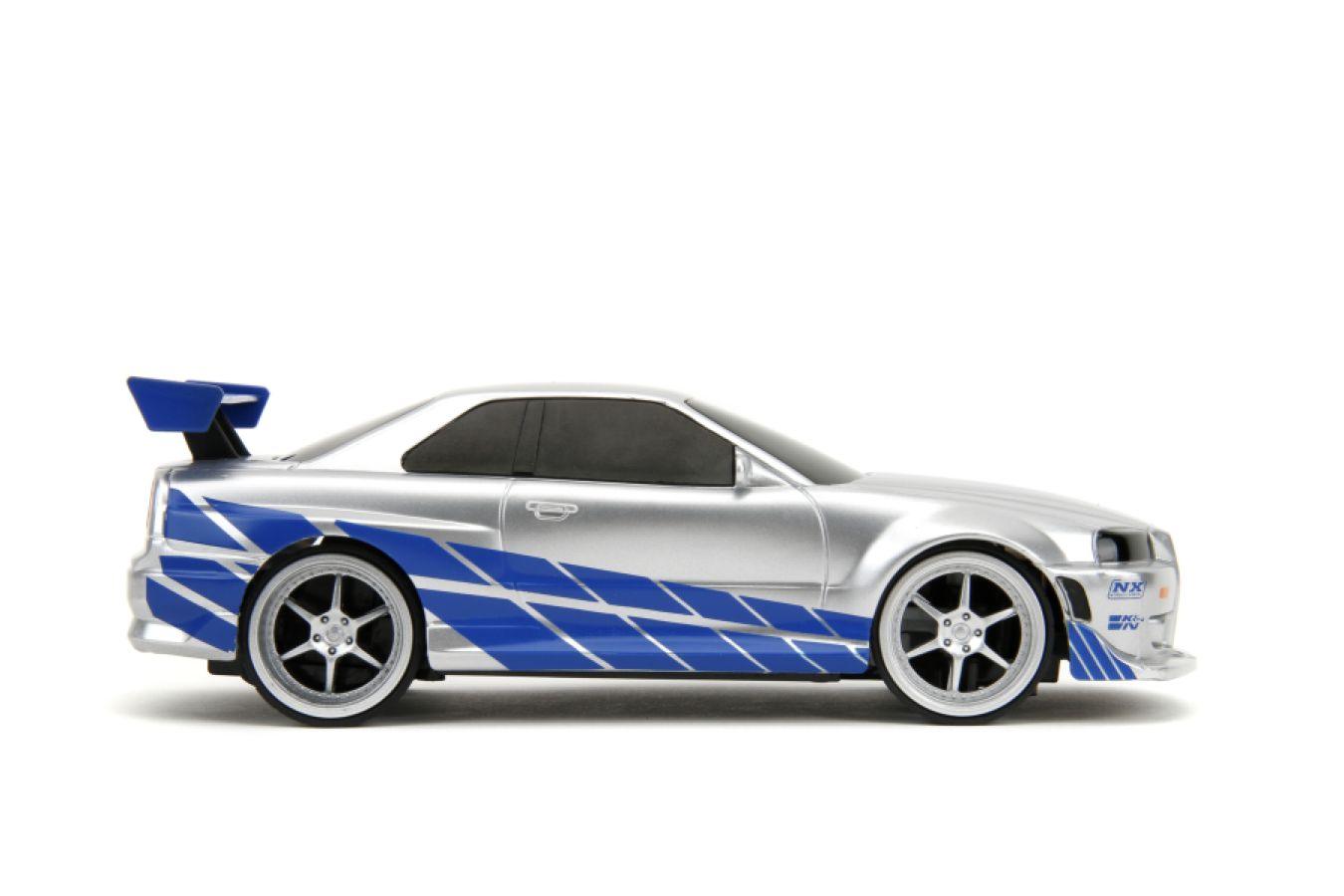 JAD99371 Fast & Furious - 2002 Nissan Skyline GT-R (BNR34) 1:24 Scale Remote Control Car - Jada Toys - Titan Pop Culture