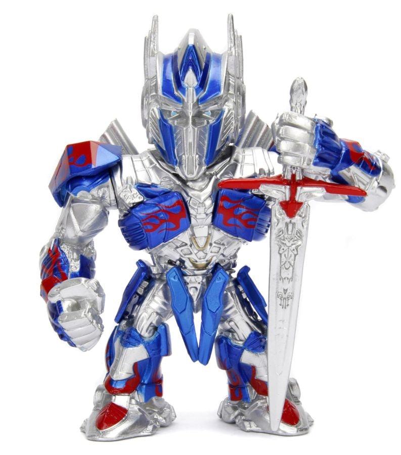 JAD99386 Transformers 5: The Last Knight - Optimus Prime 4" Metals - Jada Toys - Titan Pop Culture
