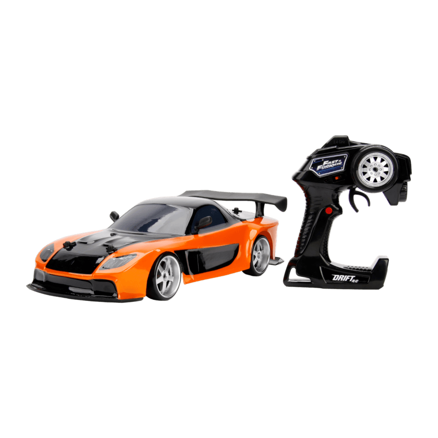 JAD99700 Fast & Furious - Han's 1993 Mazda RX-7 Veilside 1:10 Scale Remote Control Car - Jada Toys - Titan Pop Culture