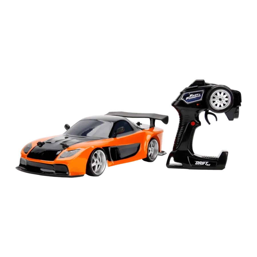 JAD99700 Fast & Furious - Han's 1993 Mazda RX-7 Veilside 1:10 Scale Remote Control Car - Jada Toys - Titan Pop Culture