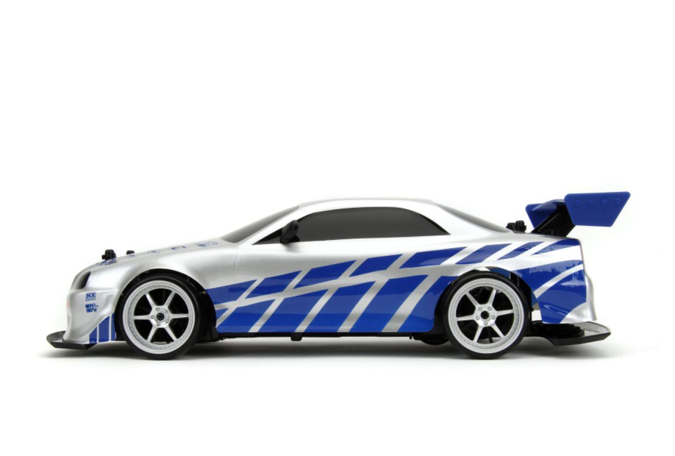 JAD99701 Fast & Furious - 2002 Nissan Skyline GT-R (BNR34) 1:10 Scale Remote Control Car - Jada Toys - Titan Pop Culture