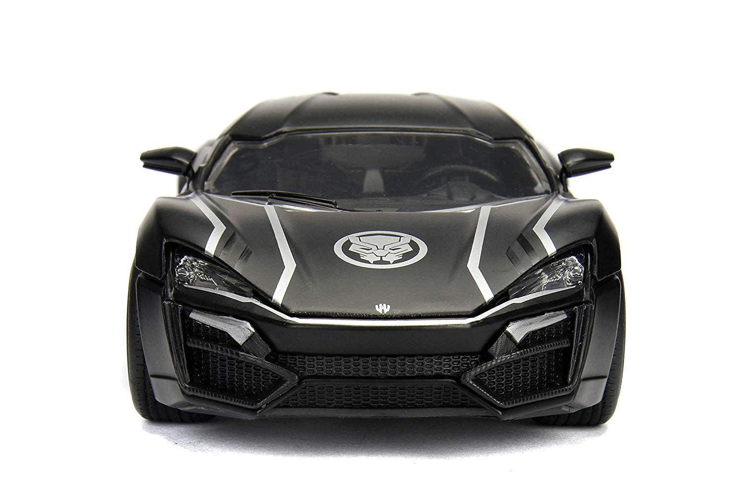 JAD99723 Avengers (comics) - Black Panther Lykan Hypersport 1:24 Scale Hollywood Rides Diecast Vehicle - Jada Toys - Titan Pop Culture