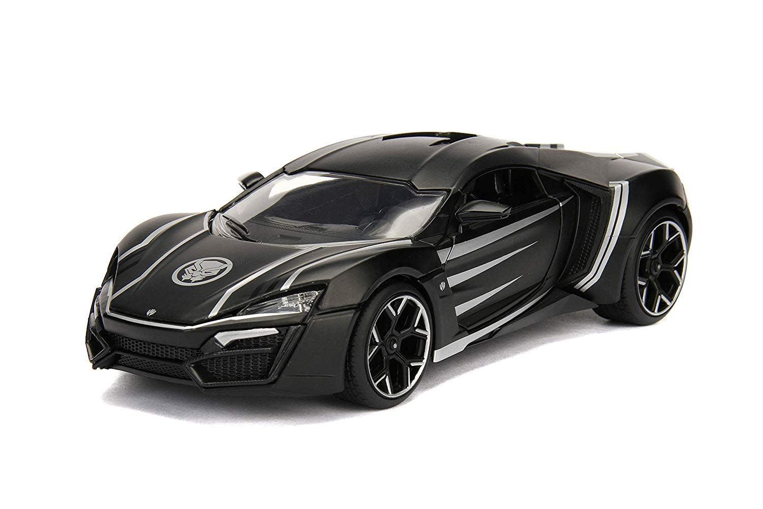 JAD99723 Avengers (comics) - Black Panther Lykan Hypersport 1:24 Scale Hollywood Rides Diecast Vehicle - Jada Toys - Titan Pop Culture