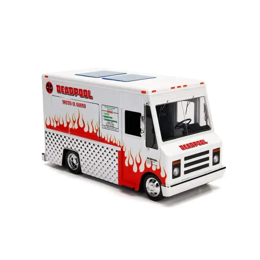 JAD99730 Deadpool (comics) - Food Truck Hollywood Rides 1:24 Scale Diecast Vehicle - Jada Toys - Titan Pop Culture