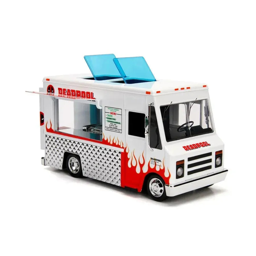 JAD99730 Deadpool (comics) - Food Truck Hollywood Rides 1:24 Scale Diecast Vehicle - Jada Toys - Titan Pop Culture