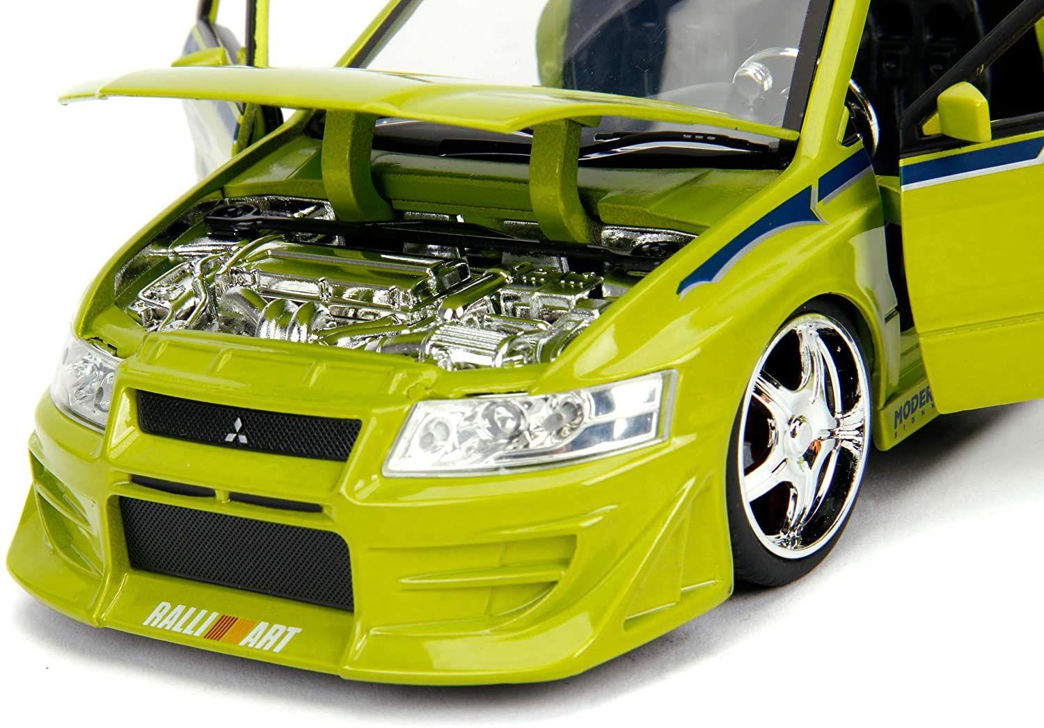 JAD99788 Fast and Furious - Brian's 2002 Mitsubishi Lancer Evolution VII 1:24 Scale Hollywood Ride - Jada Toys - Titan Pop Culture