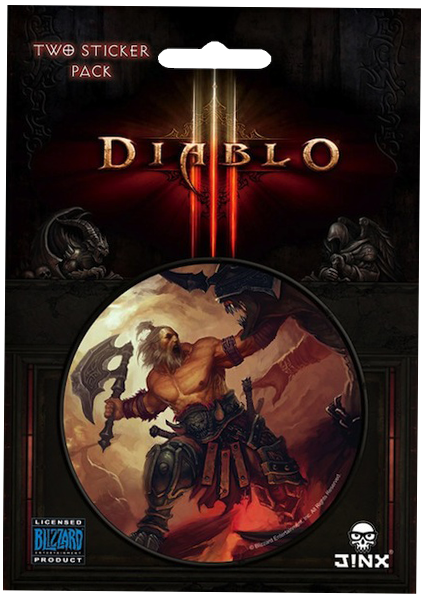 Diablo 3 - Pegatina de la clase Bárbaro 