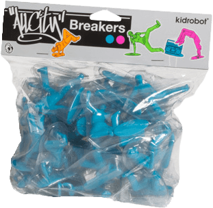KIDT11UT004 All City Breakers - Mini Vinyl Electric Blue 20-Pack - Kidrobot - Titan Pop Culture