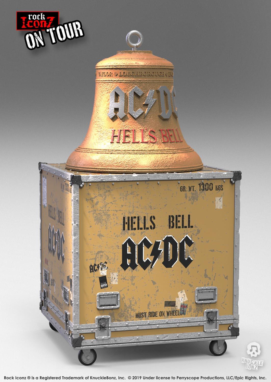 KNUACDCBELL100 AC/DC - Hells Bells On Tour Series Replica - KnuckleBonz - Titan Pop Culture