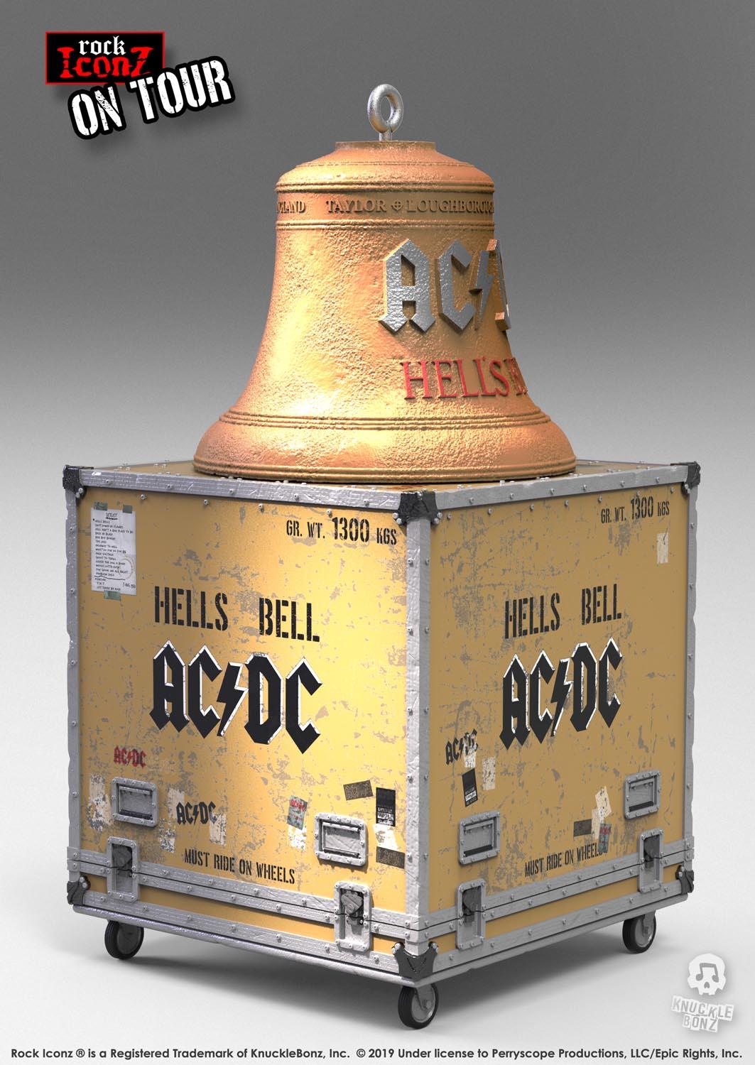 KNUACDCBELL100 AC/DC - Hells Bells On Tour Series Replica - KnuckleBonz - Titan Pop Culture