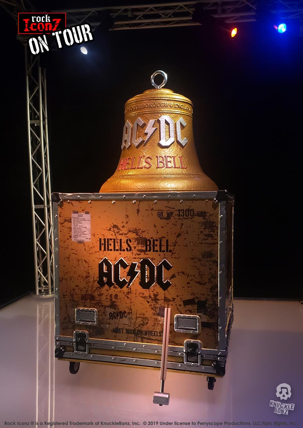 KNUACDCBELL100 AC/DC - Hells Bells On Tour Series Replica - KnuckleBonz - Titan Pop Culture