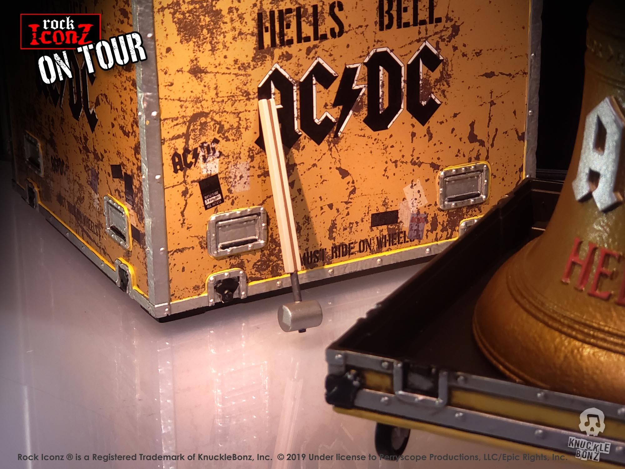 KNUACDCBELL100 AC/DC - Hells Bells On Tour Series Replica - KnuckleBonz - Titan Pop Culture