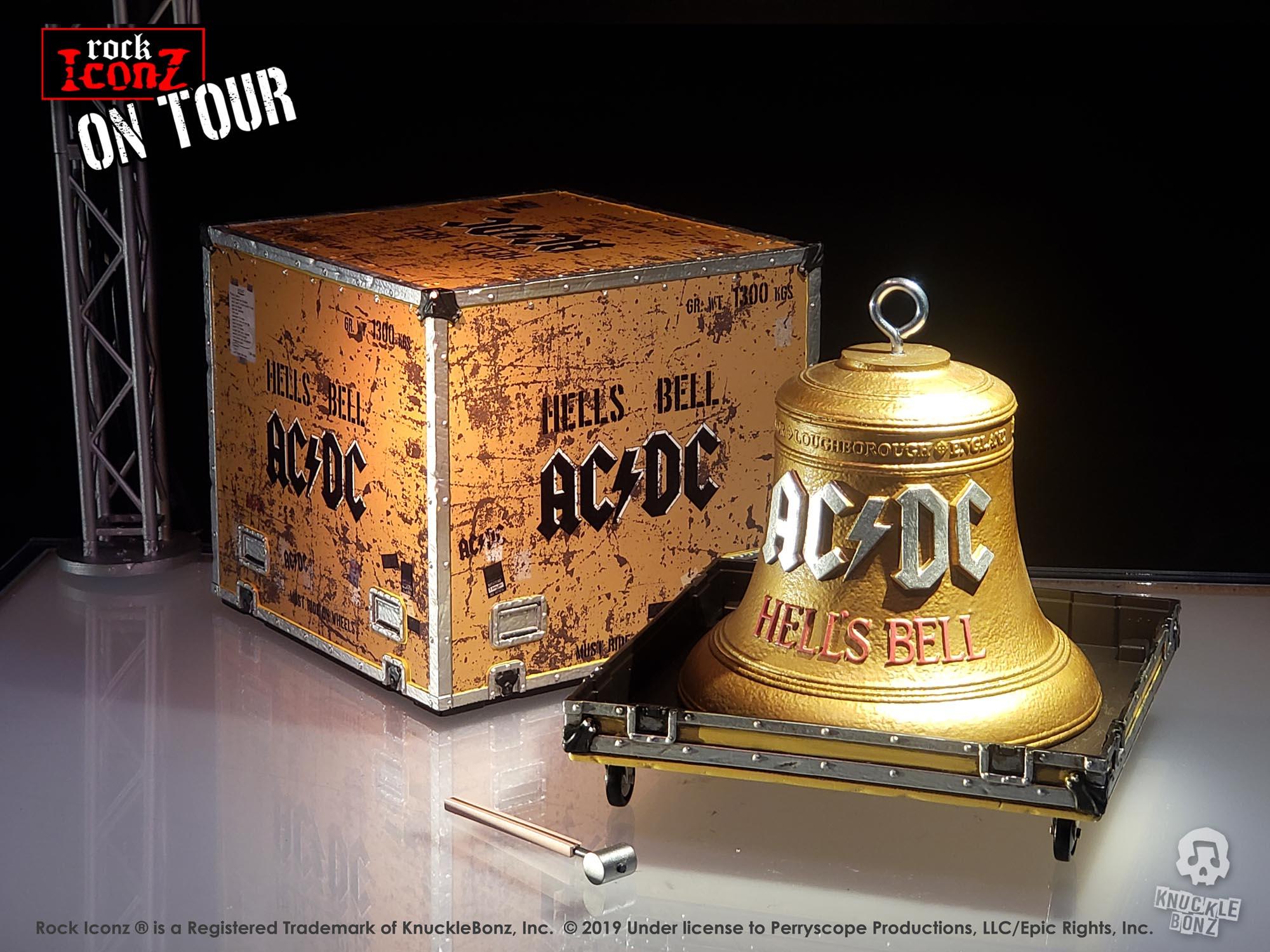 KNUACDCBELL100 AC/DC - Hells Bells On Tour Series Replica - KnuckleBonz - Titan Pop Culture