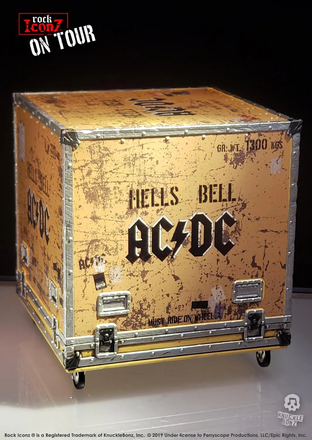 KNUACDCBELL100 AC/DC - Hells Bells On Tour Series Replica - KnuckleBonz - Titan Pop Culture