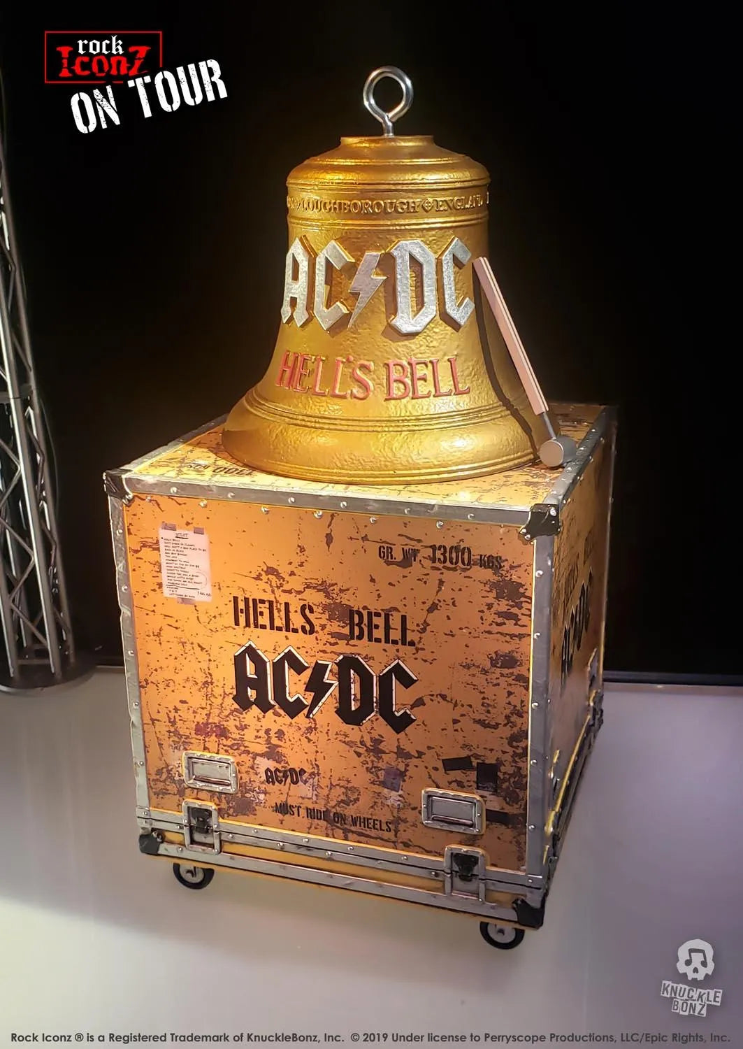 KNUACDCBELL100 AC/DC - Hells Bells On Tour Series Replica - KnuckleBonz - Titan Pop Culture