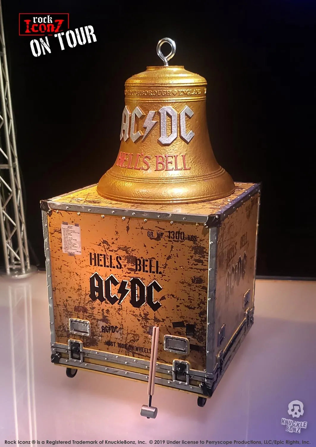 KNUACDCBELL100 AC/DC - Hells Bells On Tour Series Replica - KnuckleBonz - Titan Pop Culture