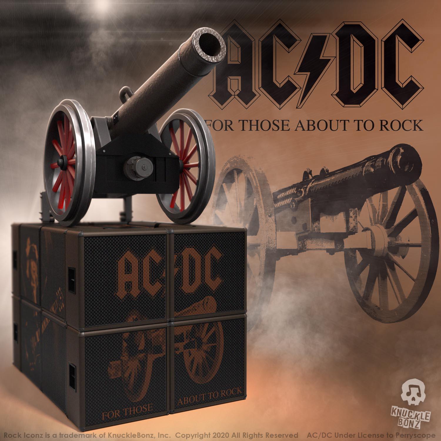 KNUACDCCANNON100 AC/DC - Cannon "For Those About To Rock" On Tour - KnuckleBonz - Titan Pop Culture