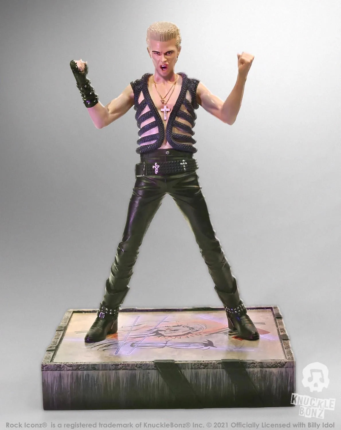 KNUBIDOL200 Billy Idol - Rock Iconz Statue 2nd Edition - KnuckleBonz - Titan Pop Culture