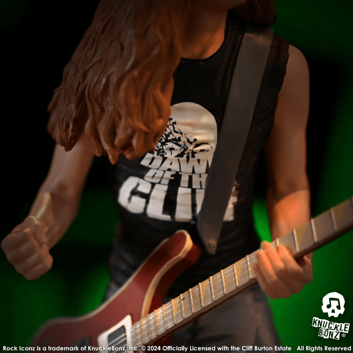 KNUCLIFFBURTON200 Metallica - Cliff Burton 2 Rock Iconz Statue - KnuckleBonz - Titan Pop Culture